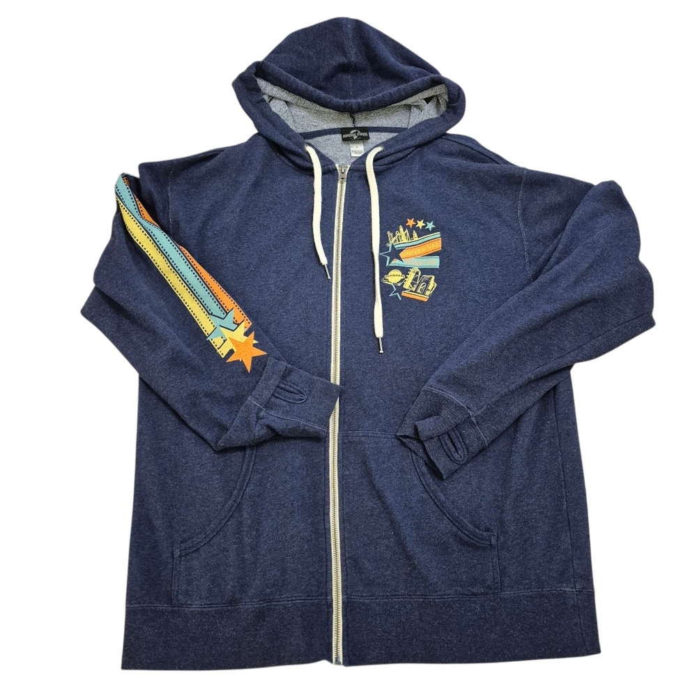 Universal Studios Parks Orlando Skyline Logo Zip Hoodie